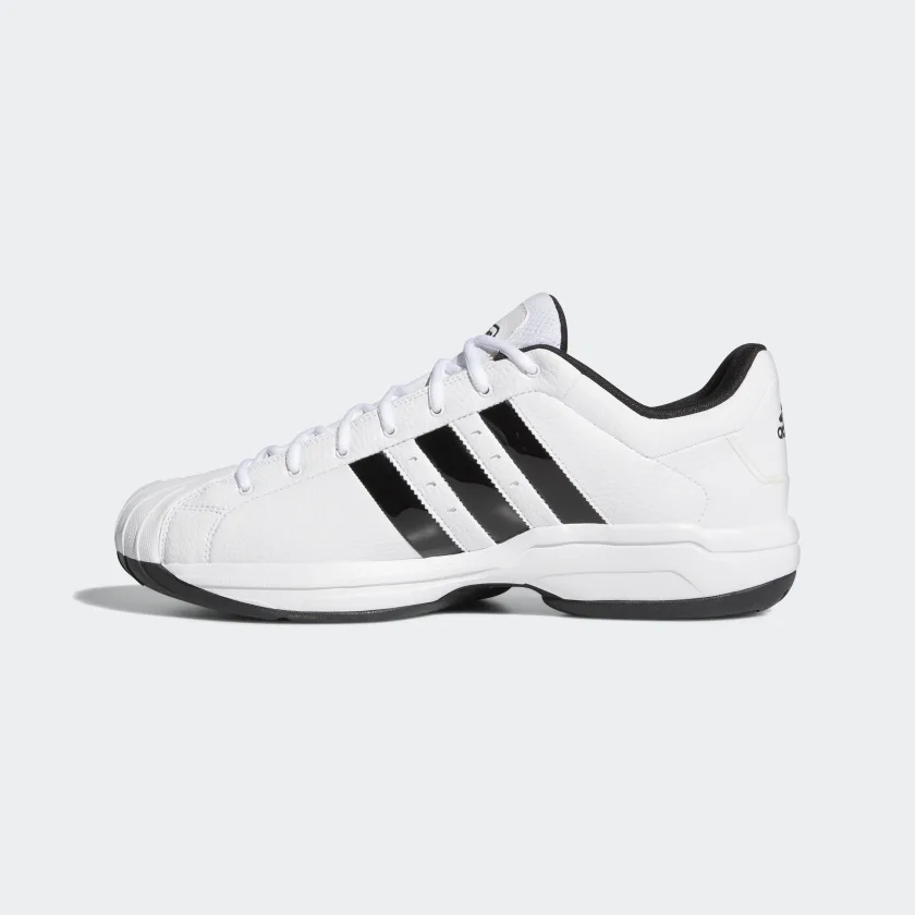 Tenis Adidas Pro Model 2G Blanco Negro de Caballero