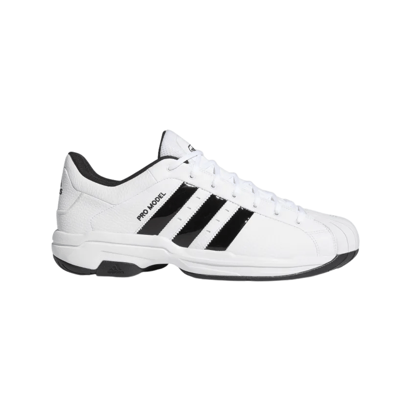 Tenis Adidas Pro Model 2G Blanco Negro de Caballero