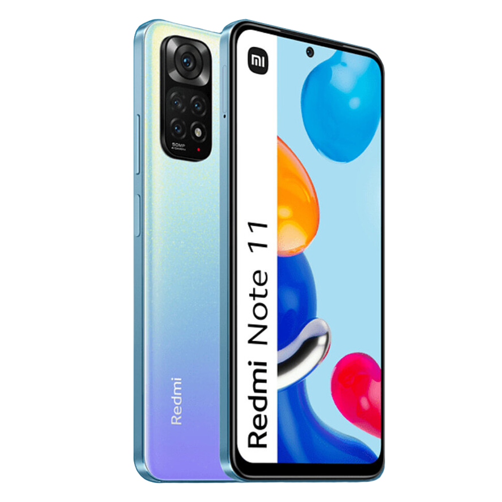 Celular Xiaomi Redmi Note 11 Ram 6GB Almacenamiento 128GB - Azul + Audifonos