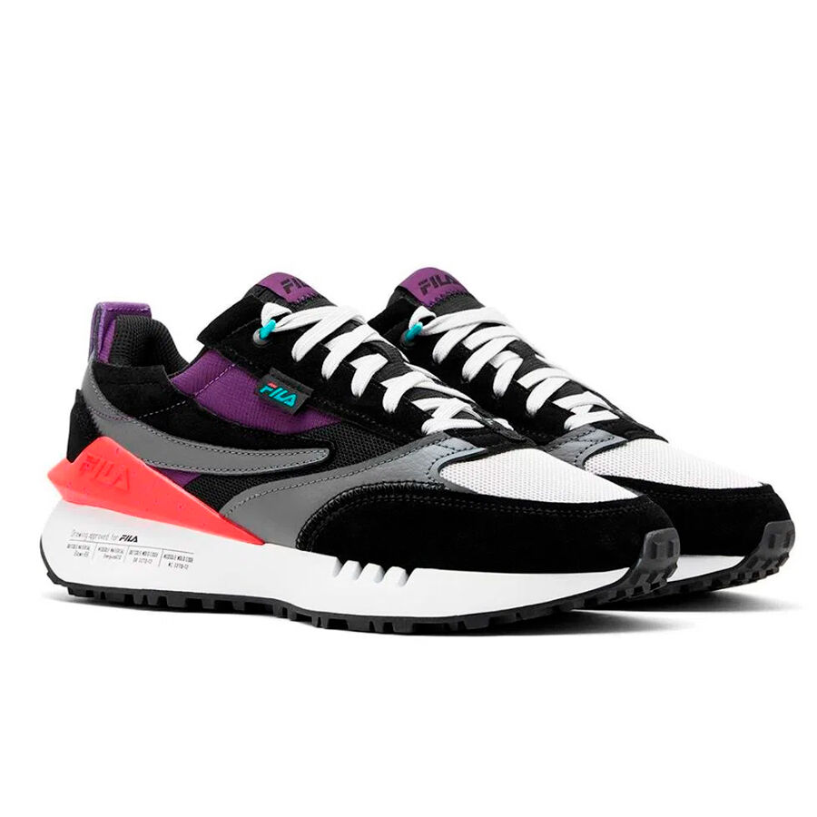 Tenis Fila Renno Generation Negro Colores de Dama Original