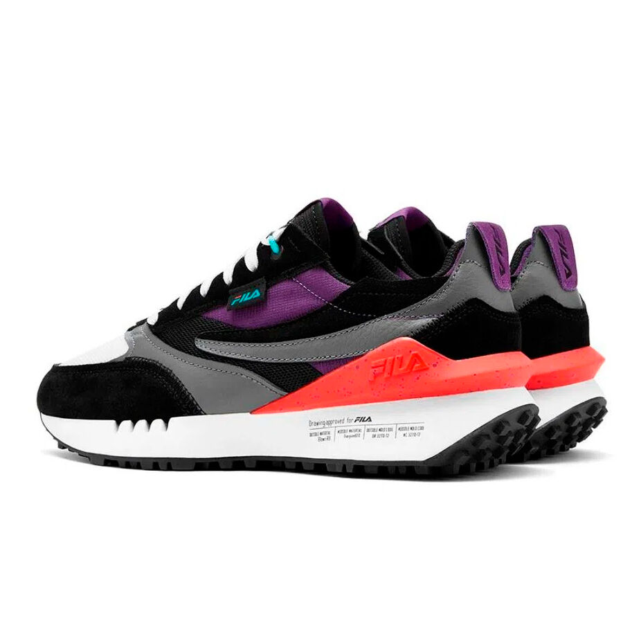 Tenis Fila Renno Generation Negro Colores de Dama Original