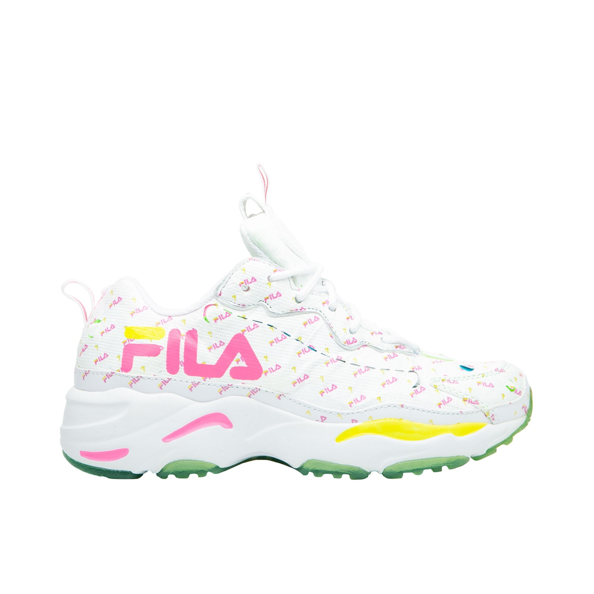 Tenis Fila Ray Tracer Away Blanco Colores de Dama Original