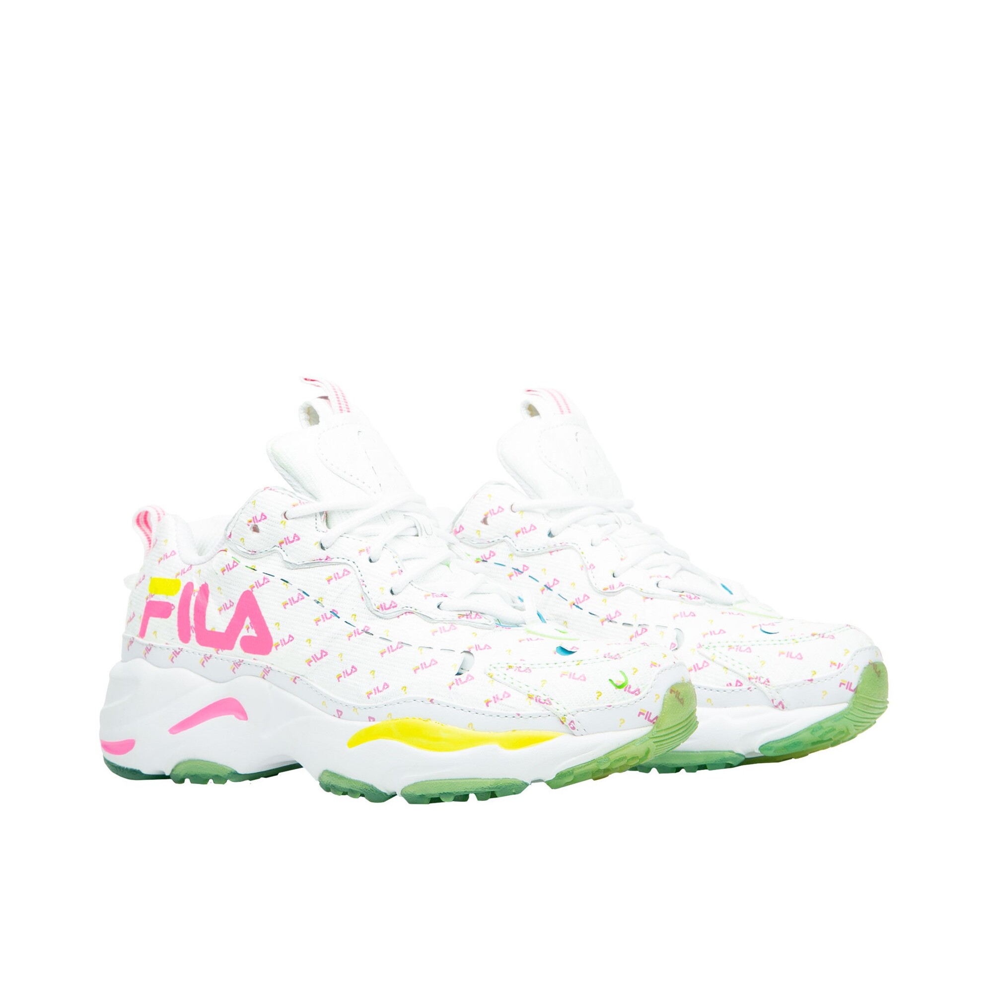 Tenis Fila Ray Tracer Away Blanco Colores de Dama Original