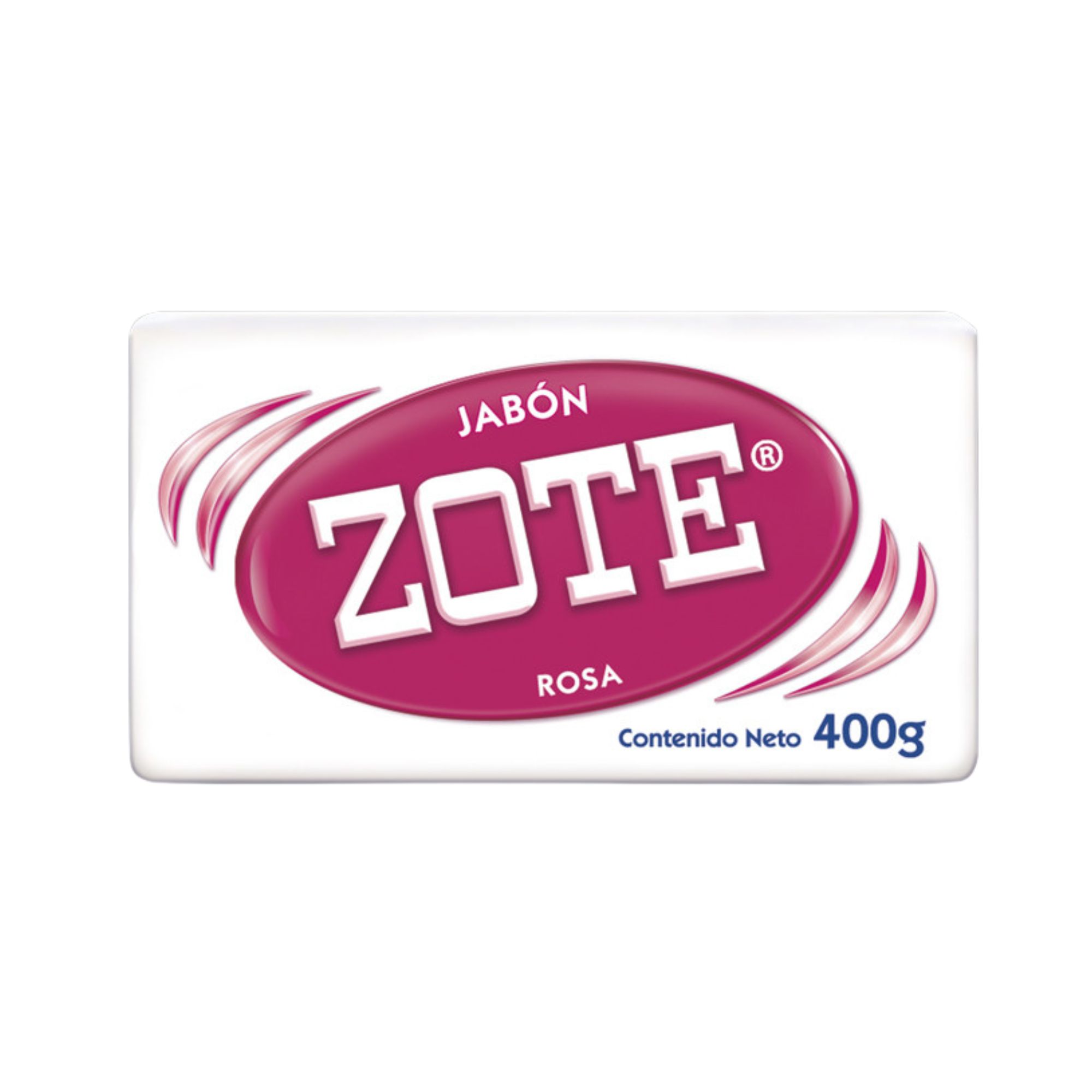 Jabón Lavandería Barra Zote 400g Biodegradable Rosa