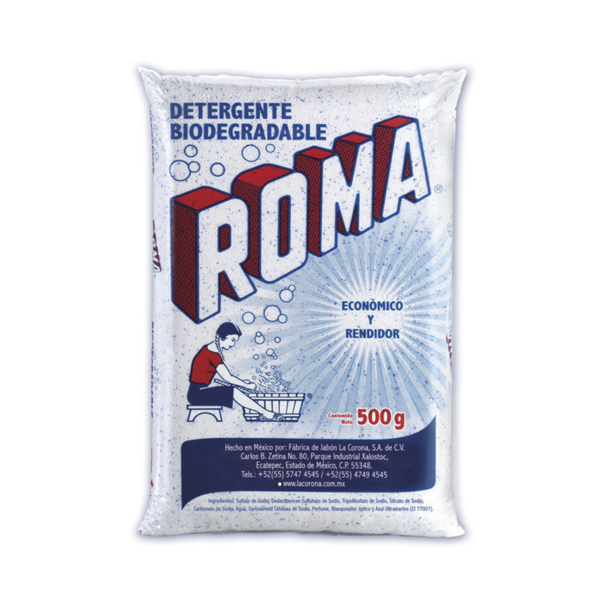 Detergente Para Ropa Roma 500g