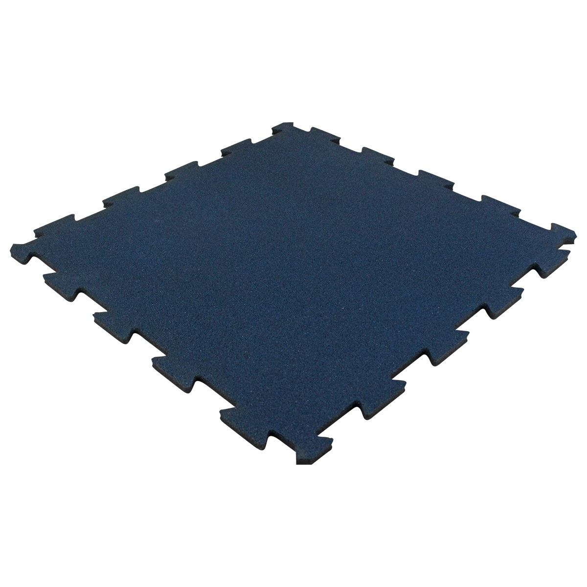 0.88 m2 Piso de Caucho para gimnasio de 1cm de grosor Azul