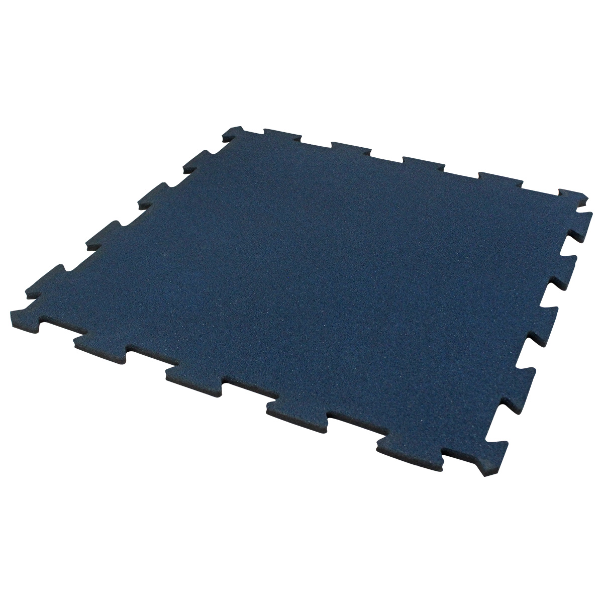 0.88 m2 Piso de Caucho para gimnasio de 1cm de grosor Azul