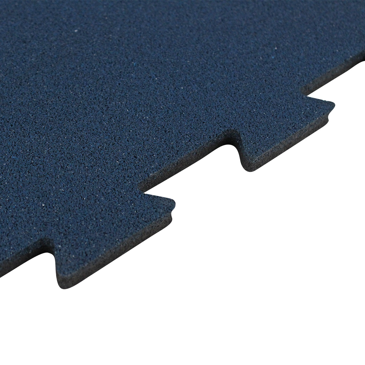 0.88 m2 Piso de Caucho para gimnasio de 1cm de grosor Azul