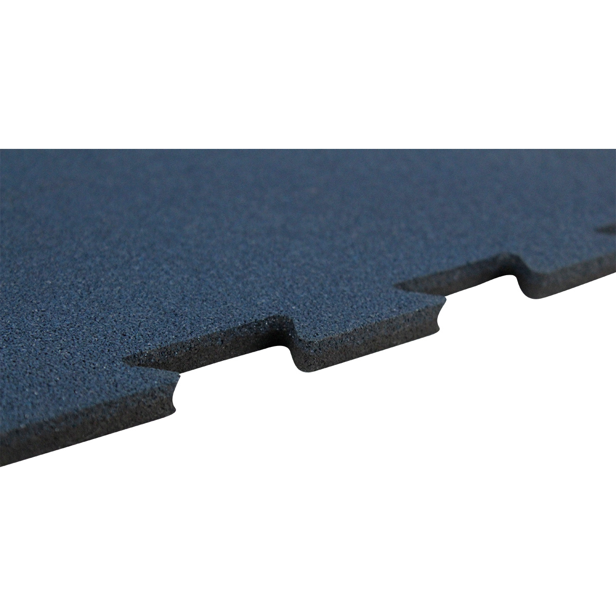 0.88 m2 Piso de Caucho para gimnasio de 1cm de grosor Azul