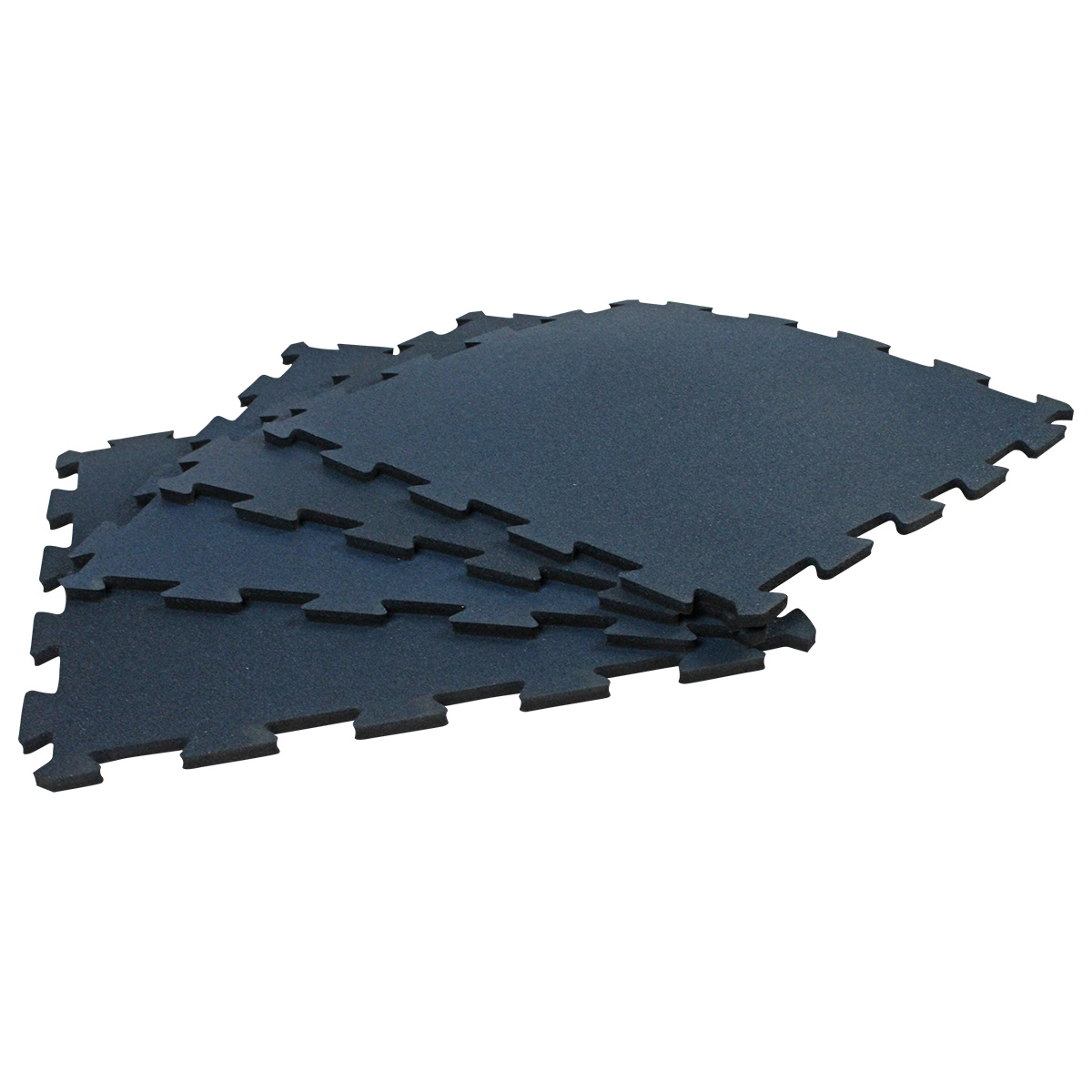 0.88 m2 Piso de Caucho para gimnasio de 1cm de grosor Azul