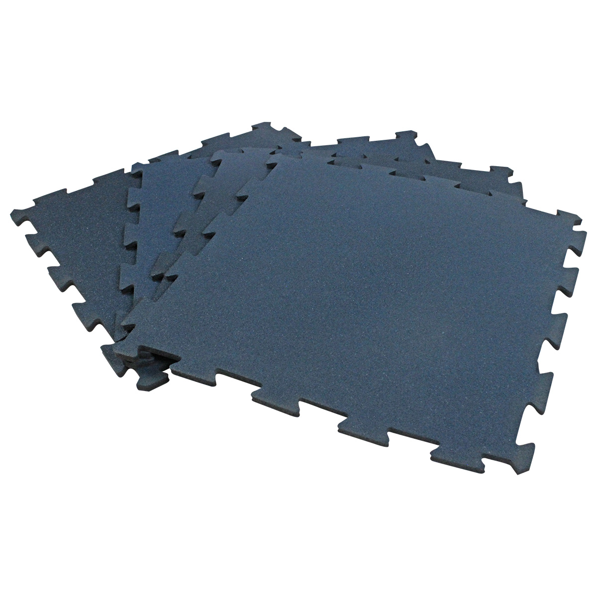 0.88 m2 Piso de Caucho para gimnasio de 1cm de grosor Azul