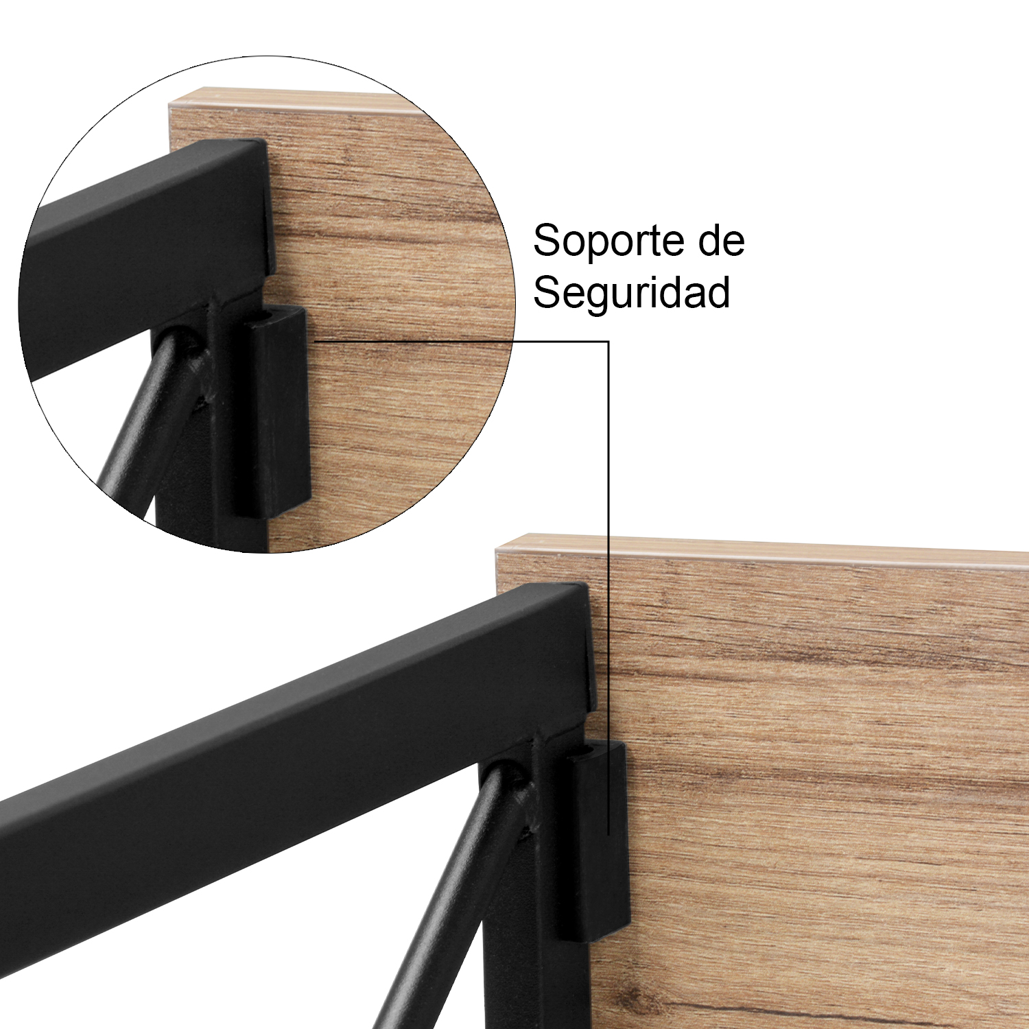 Mesa Plegable Auxiliar Escritorio Minimalista Industrial 