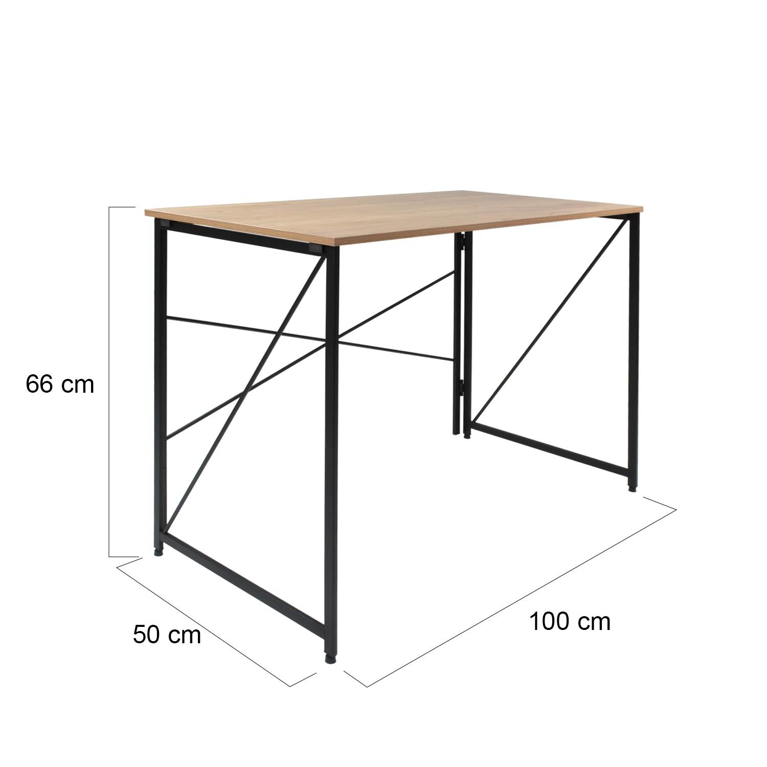 Mesa Plegable Auxiliar Escritorio Minimalista Industrial 