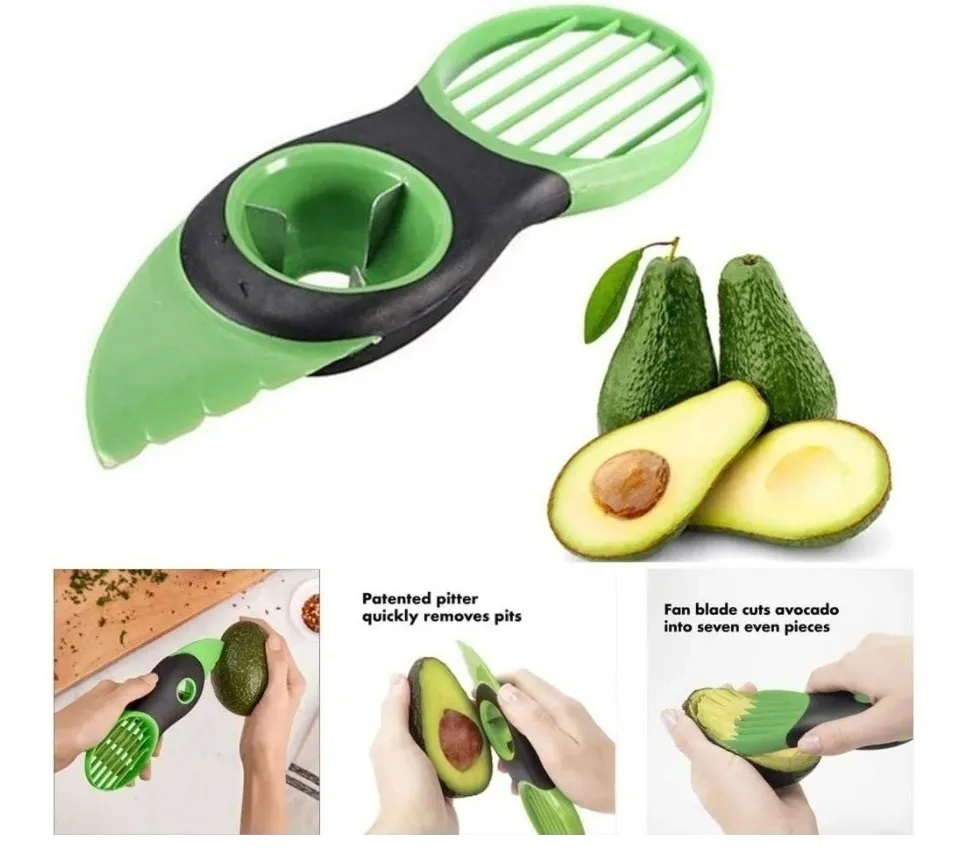 3 En 1 Pelador Rebanador Cortador De Aguacate Juliana Cocina