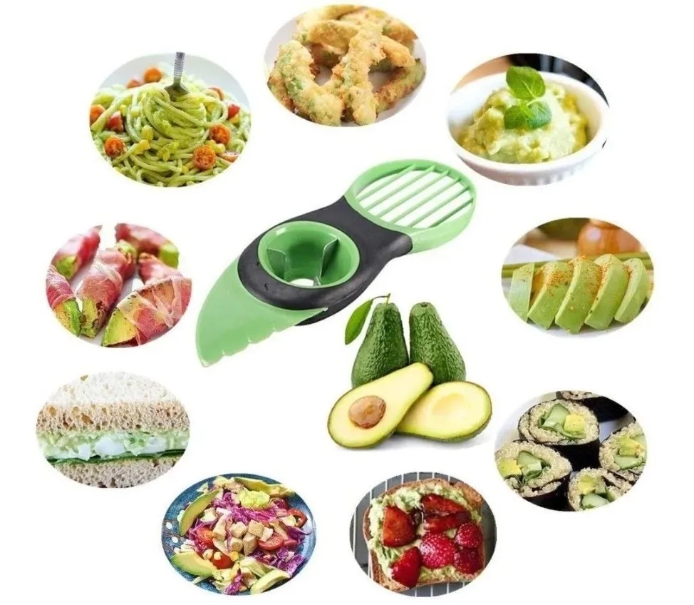 3 En 1 Pelador Rebanador Cortador De Aguacate Juliana Cocina