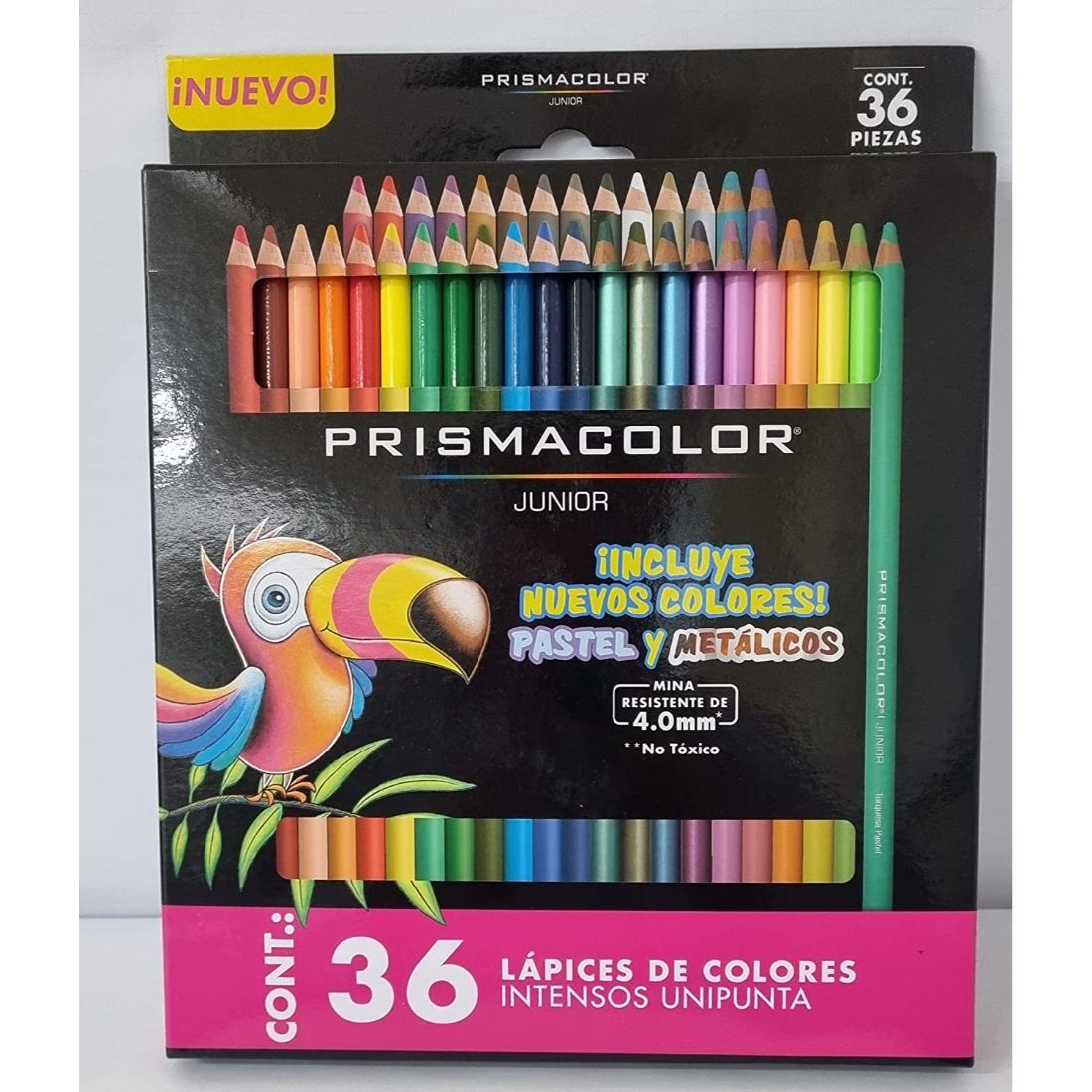 36 Lápices De Colores Redondos Prismacolor Junior Intensos