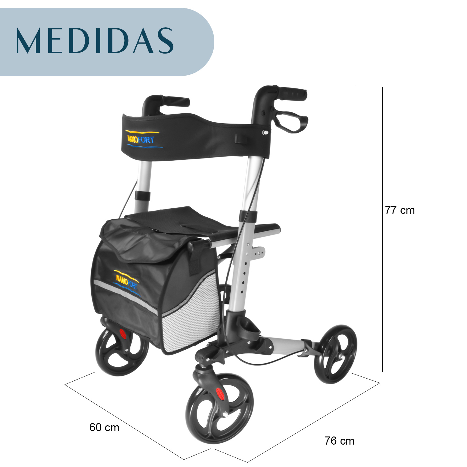 Andadera Ortopedica Plegable Adulto Mayor