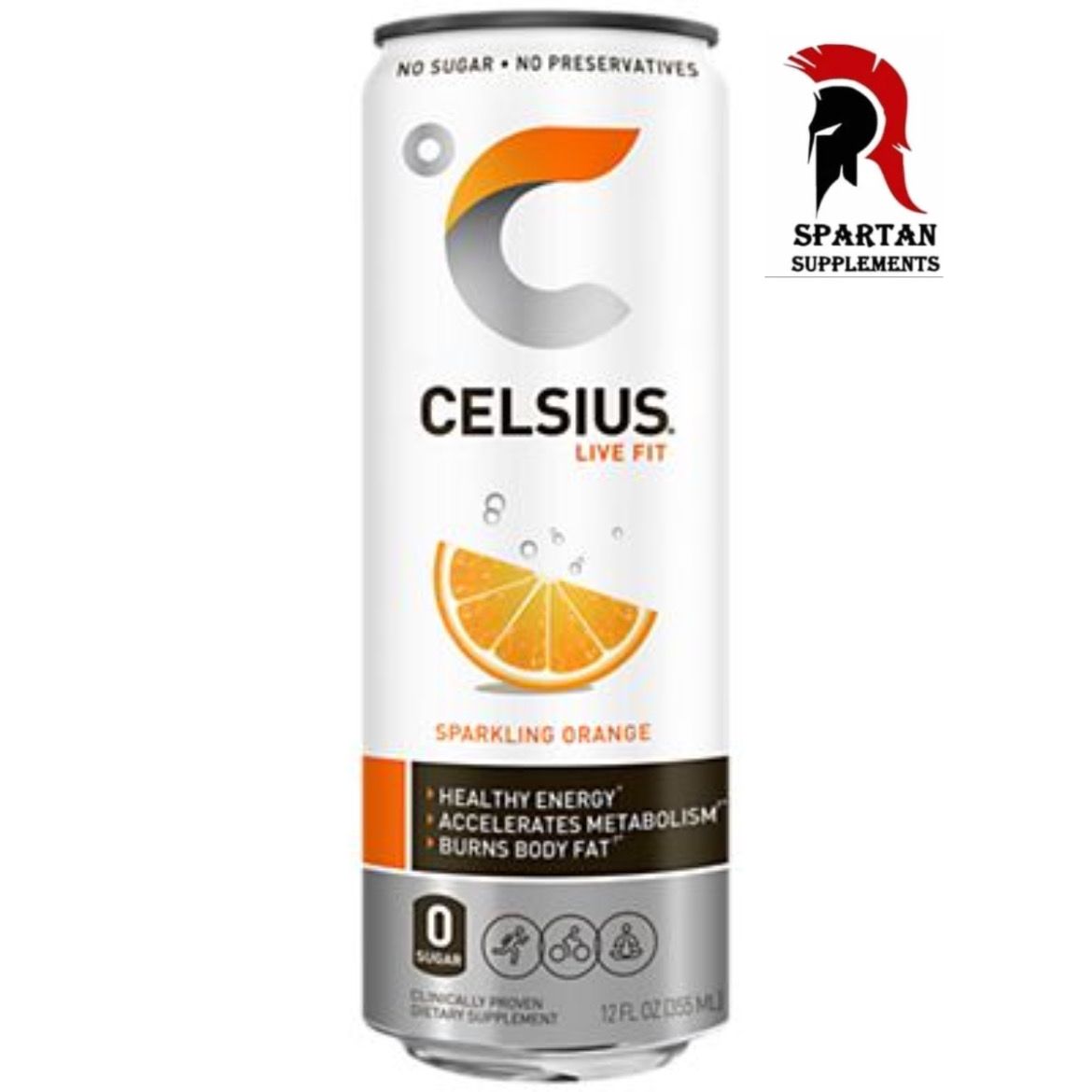 CELSIUS- bebida energética sabor naranja (12 pack)