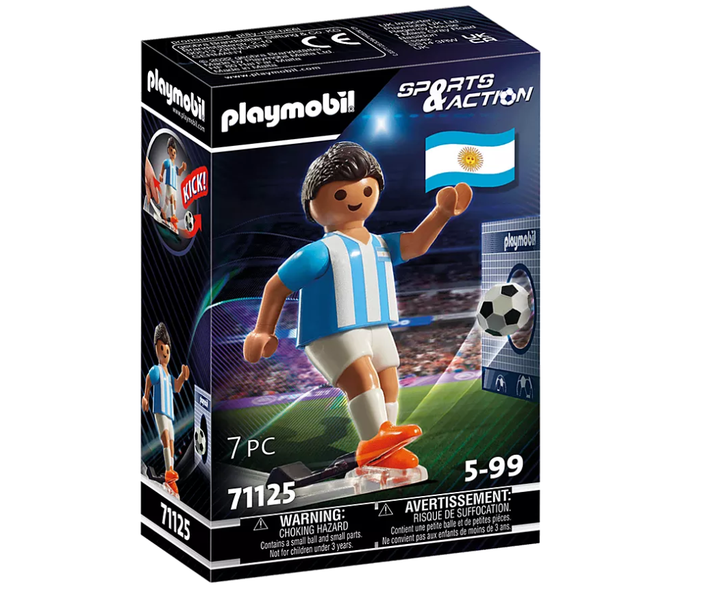Playmobil 71125 - Jugador De Fútbol - Argentina