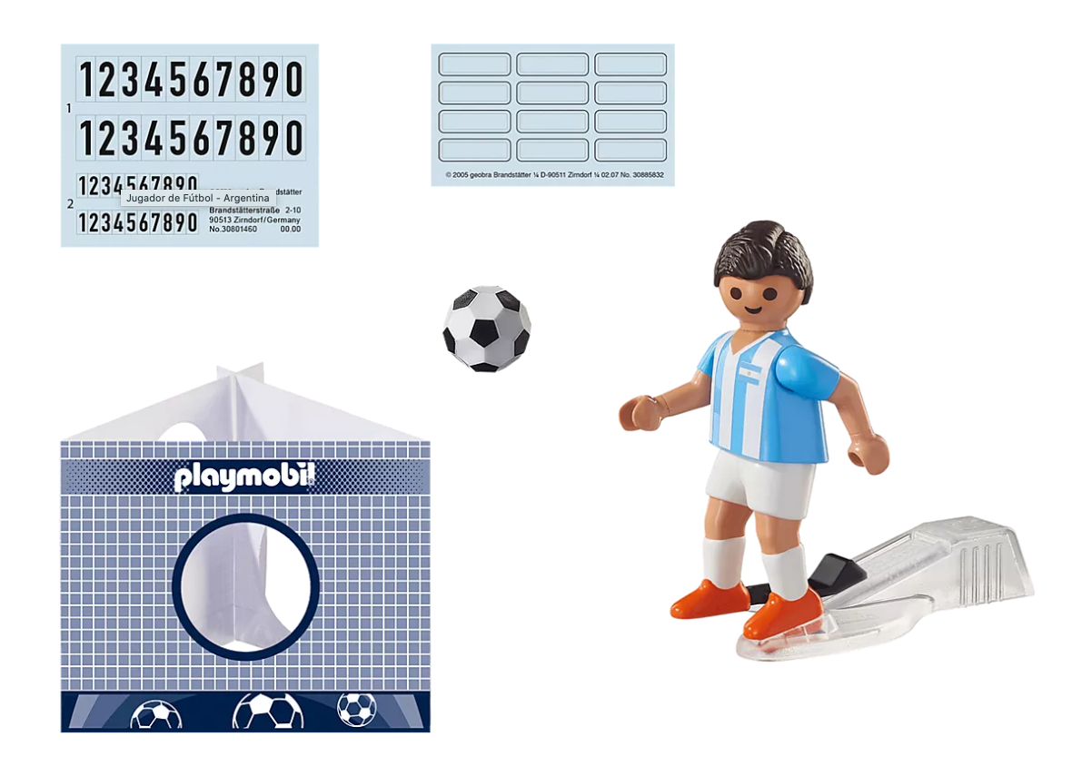 Playmobil 71125 - Jugador De Fútbol - Argentina