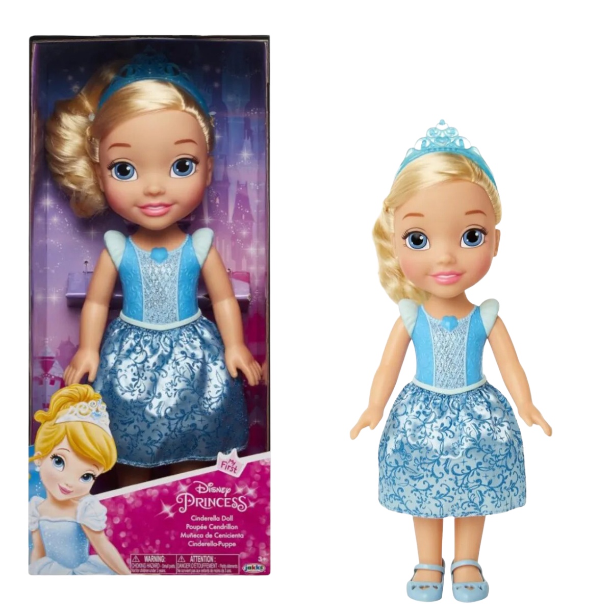 Muñeca Infantil Princesa Cenicienta Original 35 Cm Disney