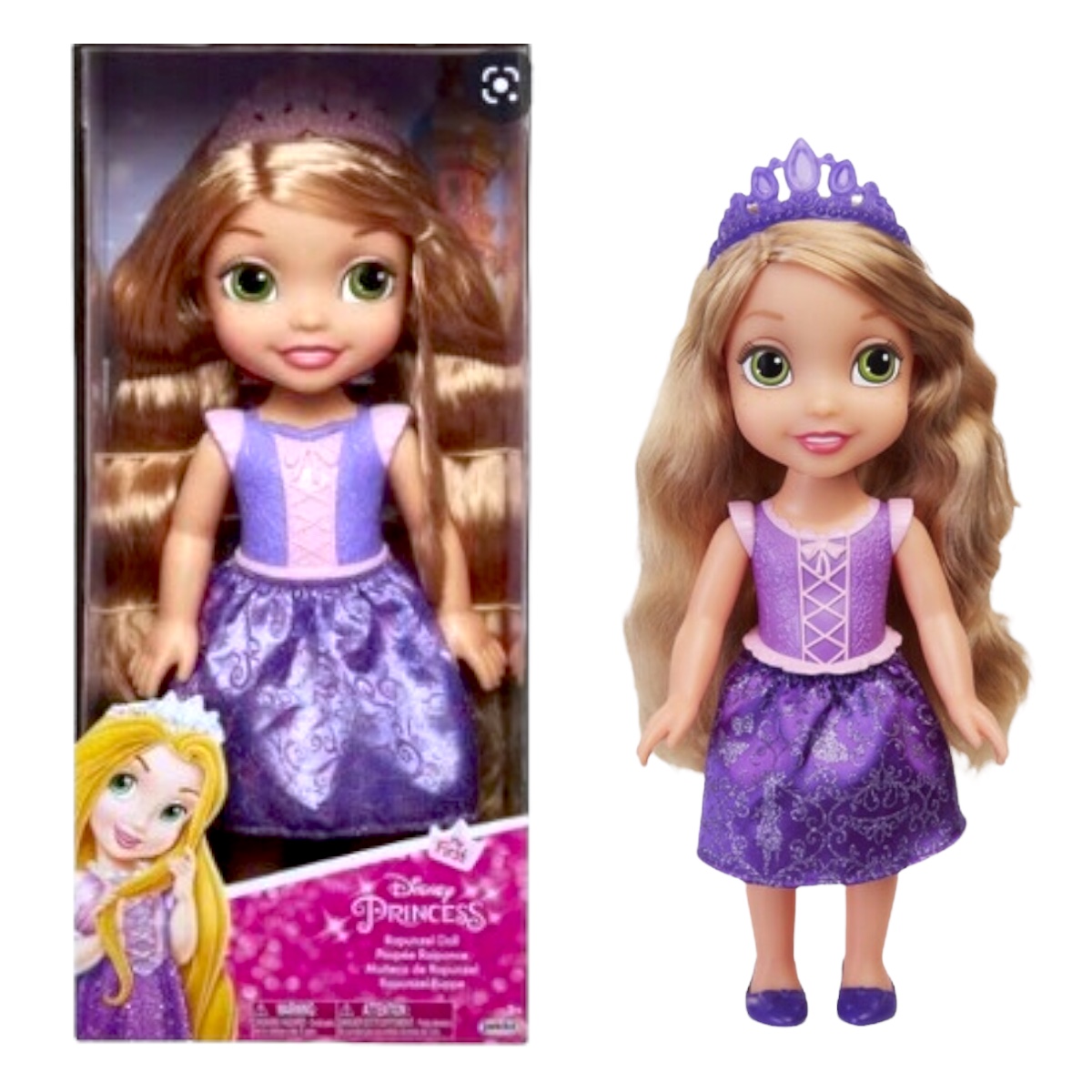 Muñeca Infantil De Colección Rapunzel Disney Original 35 Cm