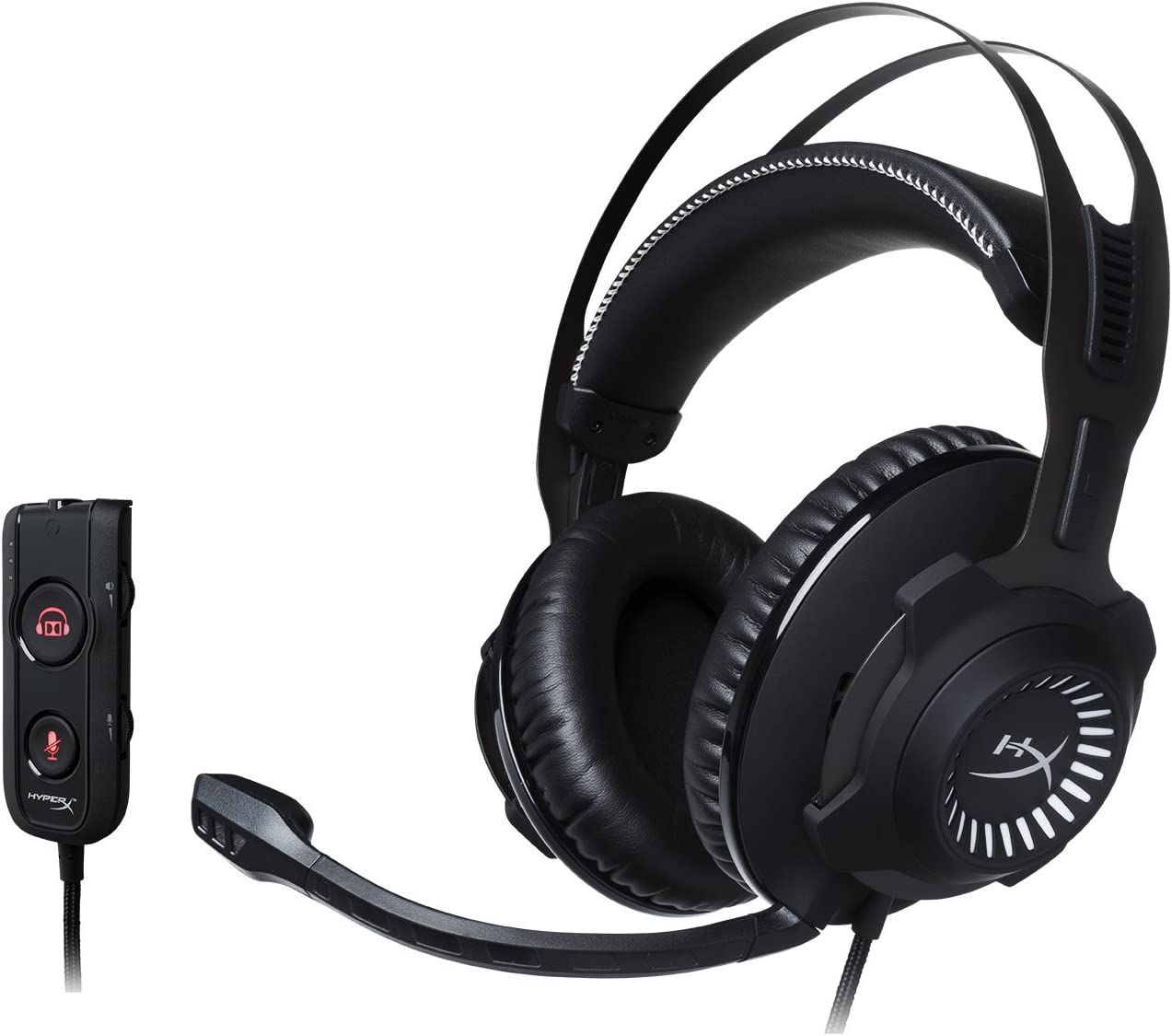 Audífono Hyperx Gamer Cloud Revolver Pro 7.1 para Ps4/Pc Alámbrico 1 Metro 3.5mm Negro