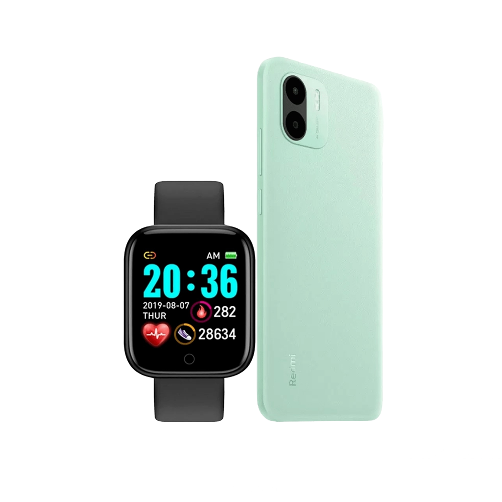 Xiaomi Redmi A1 2/32GB Verde+ Smartwatch bracalet Negro