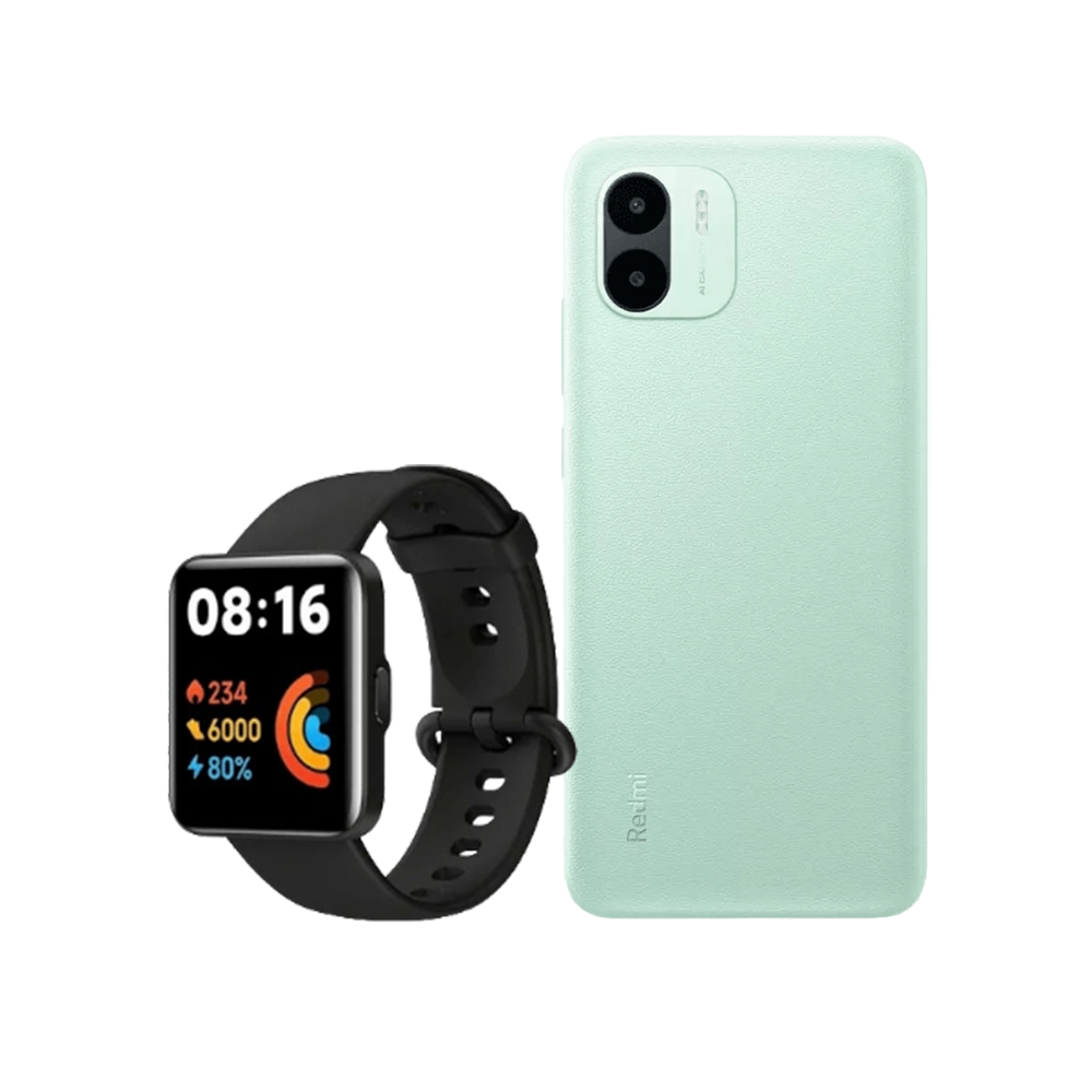 Xiaomi Redmi A1 2/32GB Verde+ Smartwatch bracalet Negro