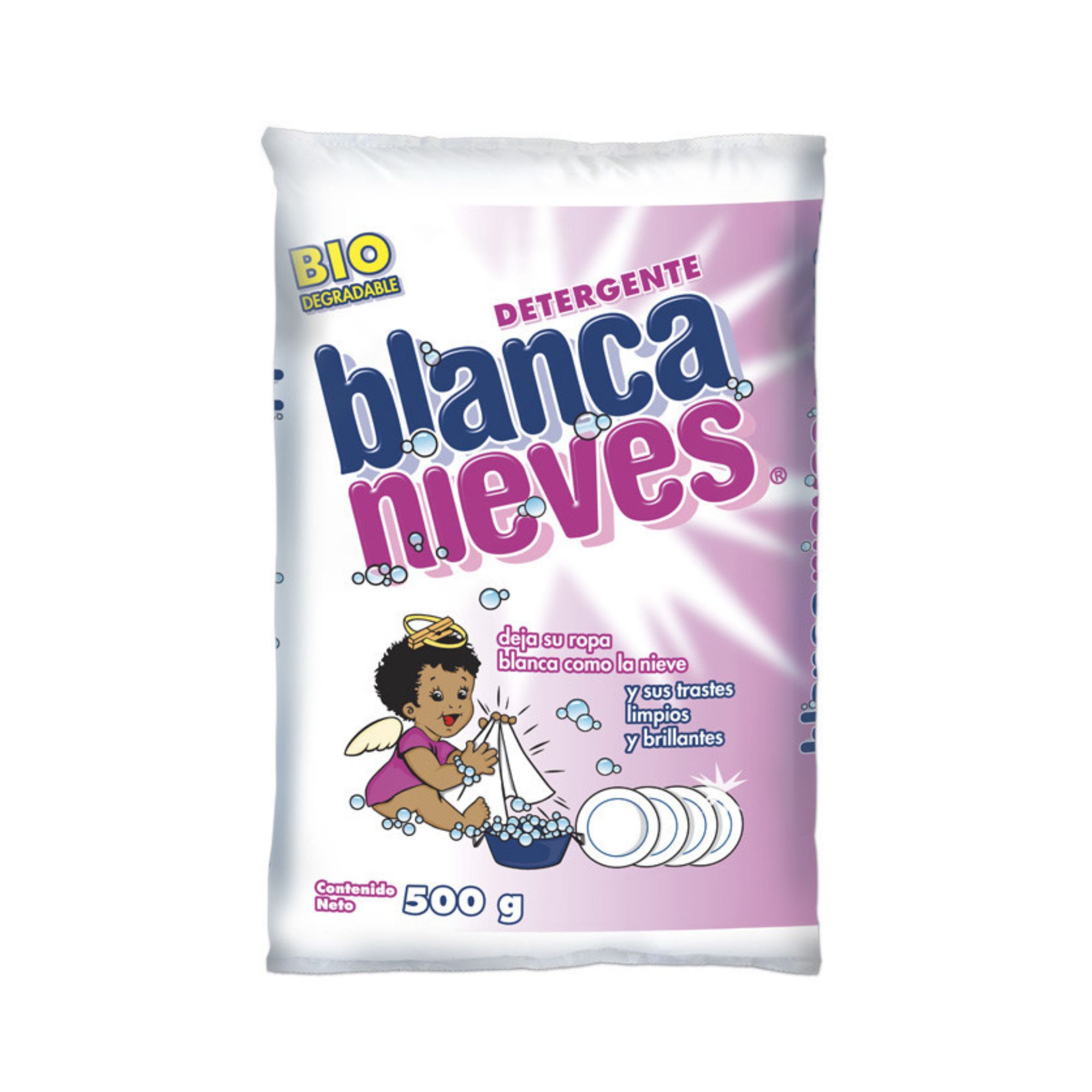 Detergente Para Ropa Blanca Nieves 500g