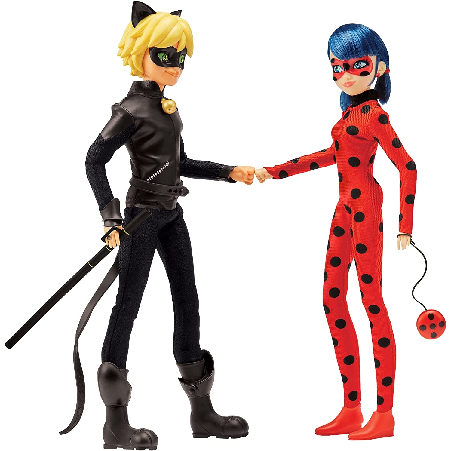 Muñeca Miraculous Lady Bug y Cat Noa Bandai