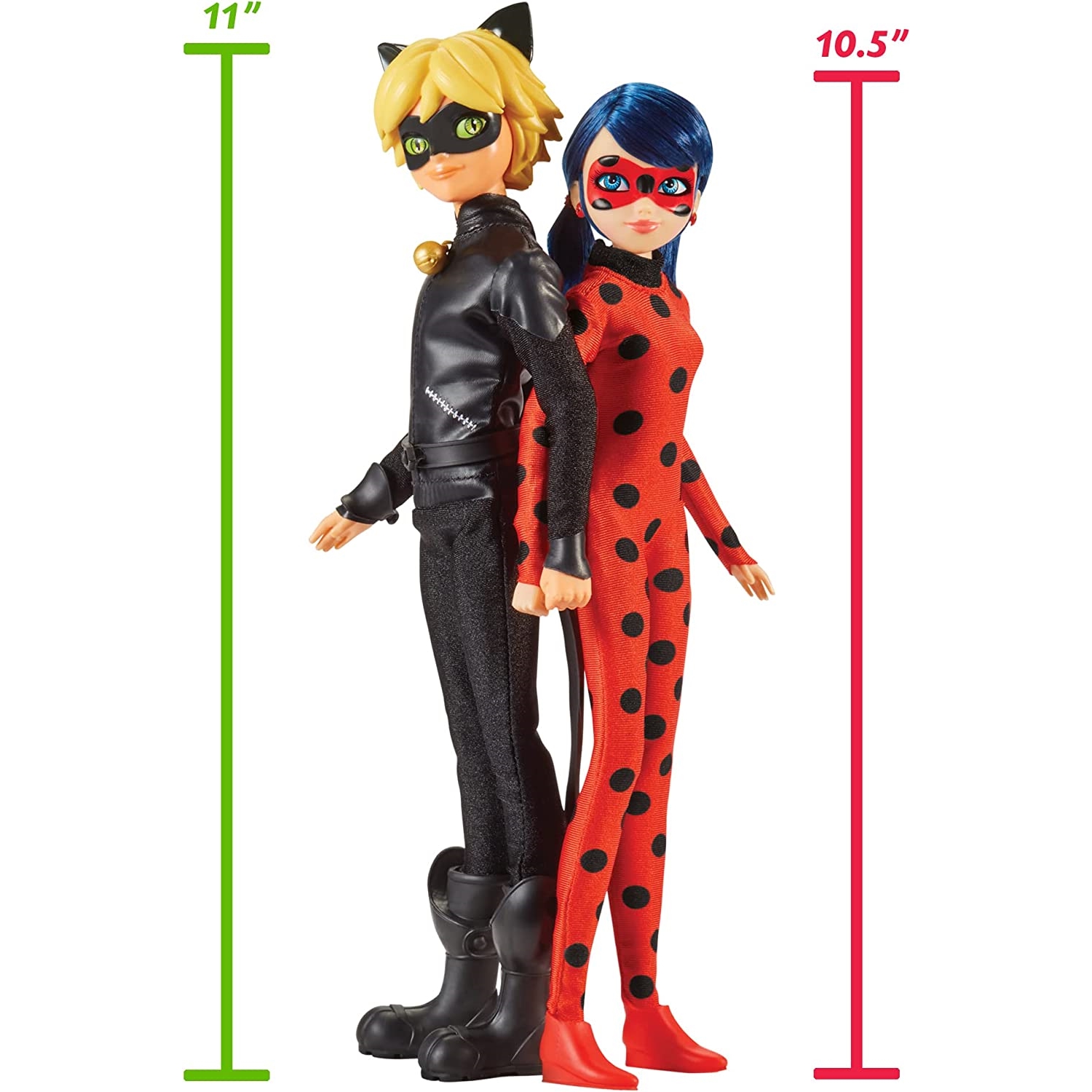 Muñeca Miraculous Lady Bug y Cat Noa Bandai