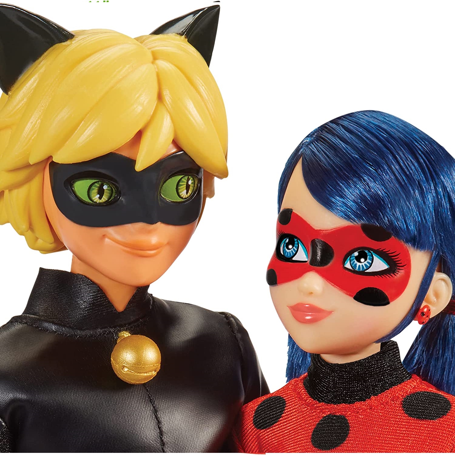Muñeca Miraculous Lady Bug y Cat Noa Bandai