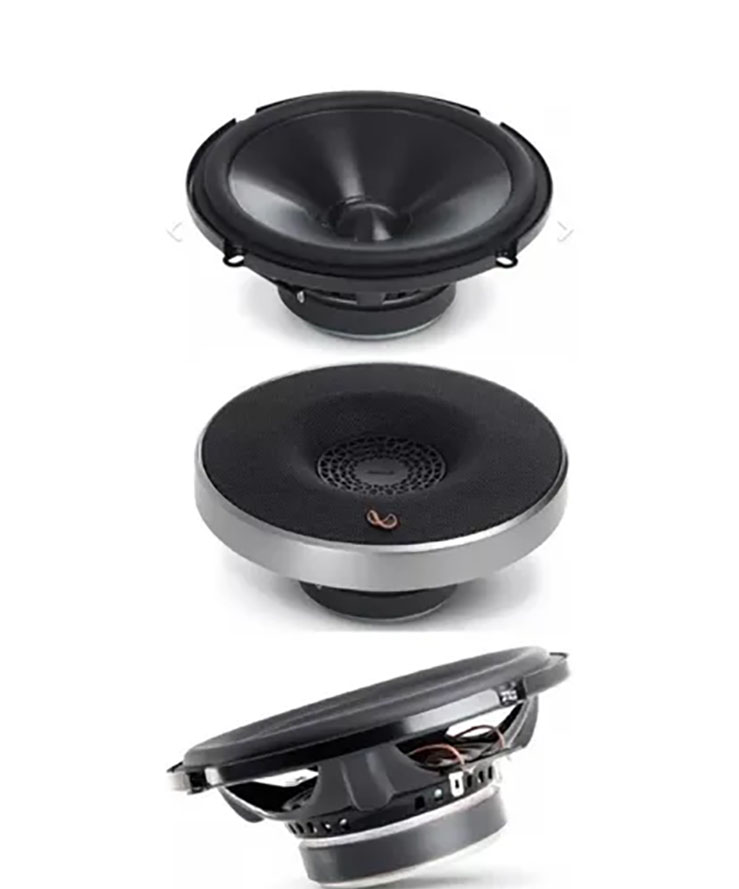 Paquete 2 Set De Medios Infinity Y Amplificador Alpine 4ch