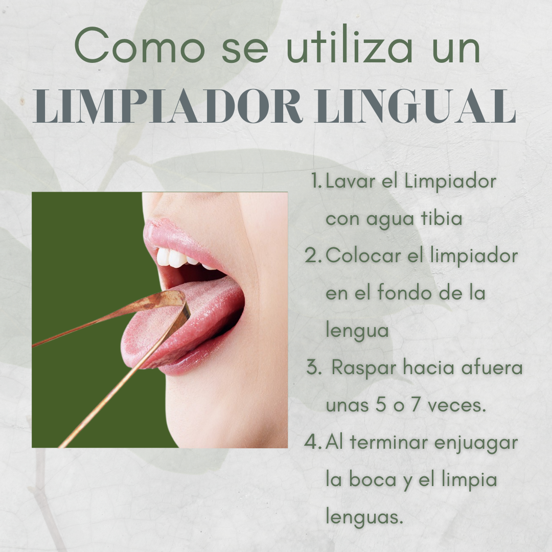 LIMPIA LENGUA DE COBRE (RASPADOR DE LENGUA) AYURVEDA HINDÚ