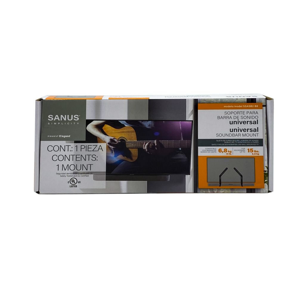 Pantalla Samsung UN65AU7000FXZX +¡REGALO! Soporte Para Barras De Sonido