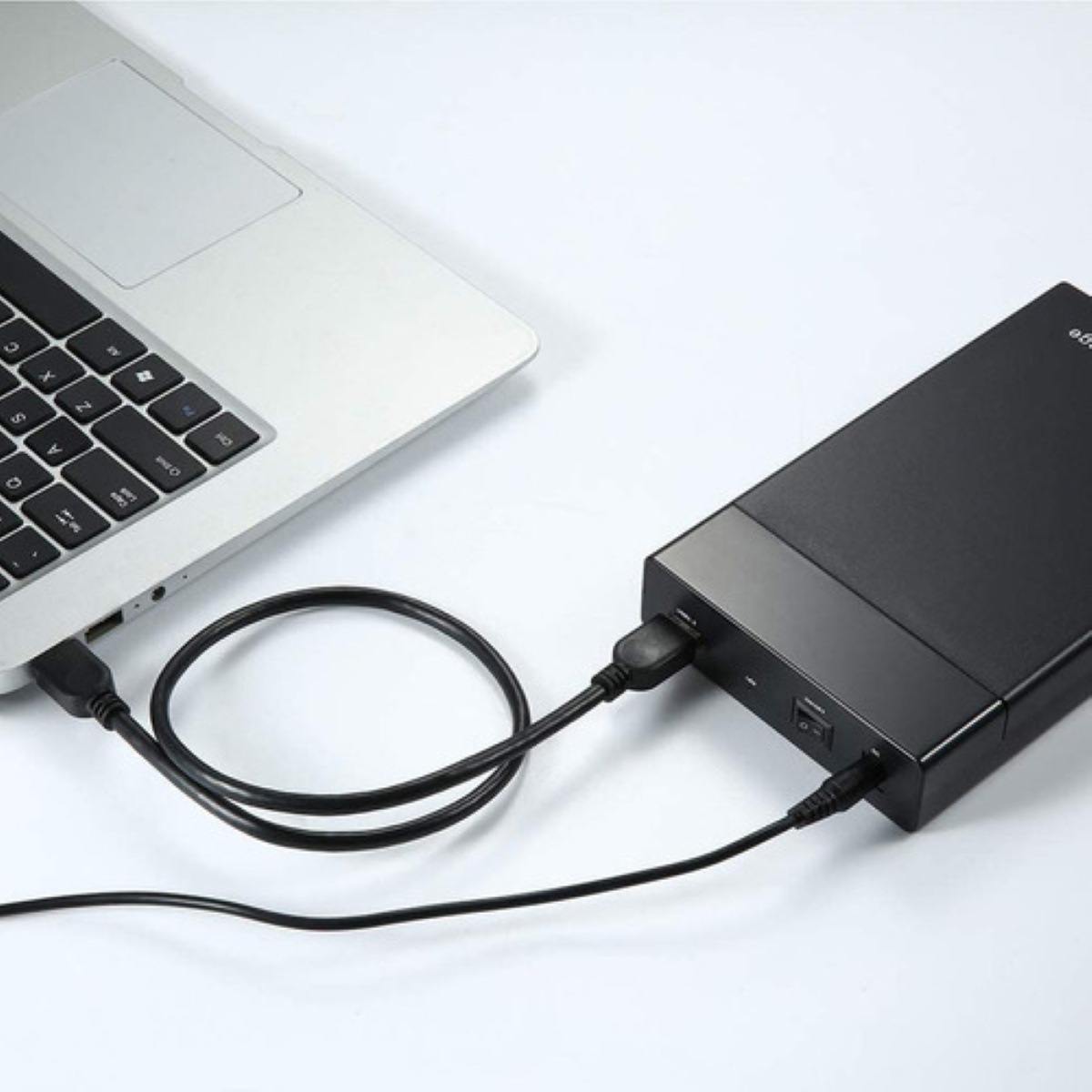 Caja de disco duro USB 3,1, carcasa de HDD de 2,5 pulgadas con Cable
