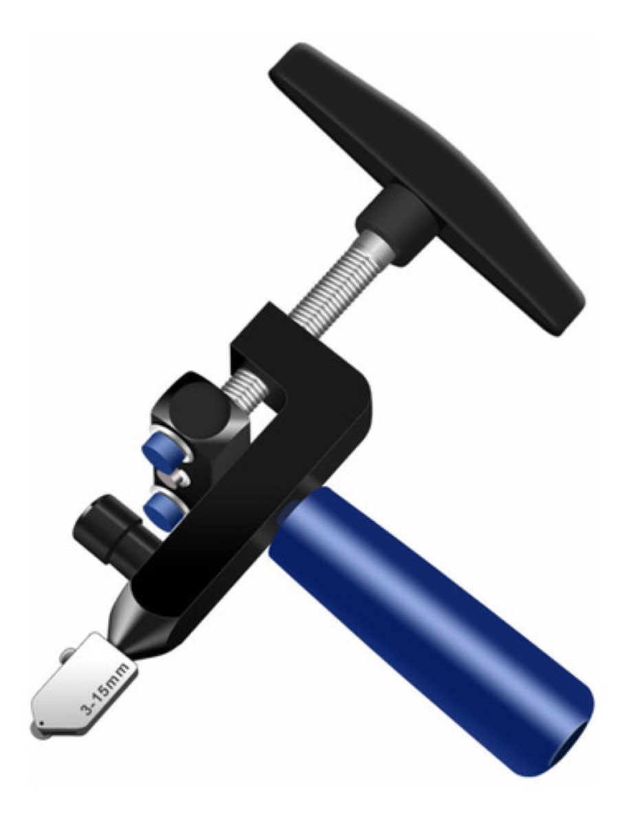 Portátil Cortador Manual De Azulejos Vidrio Cerámica Azul