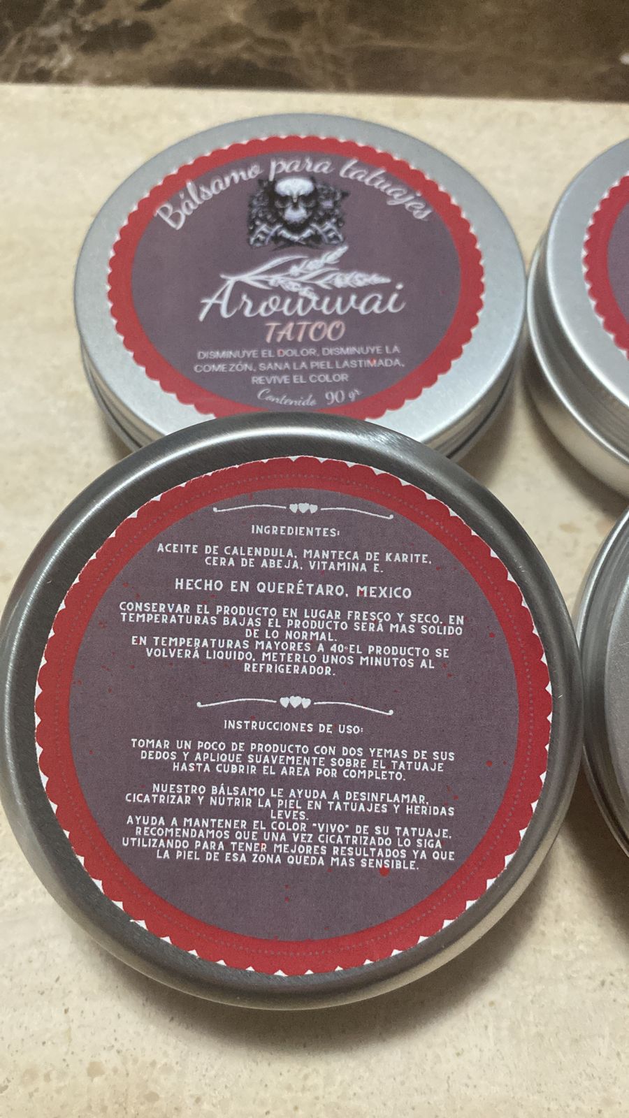 BÁLSAMO PARA TATUAJES