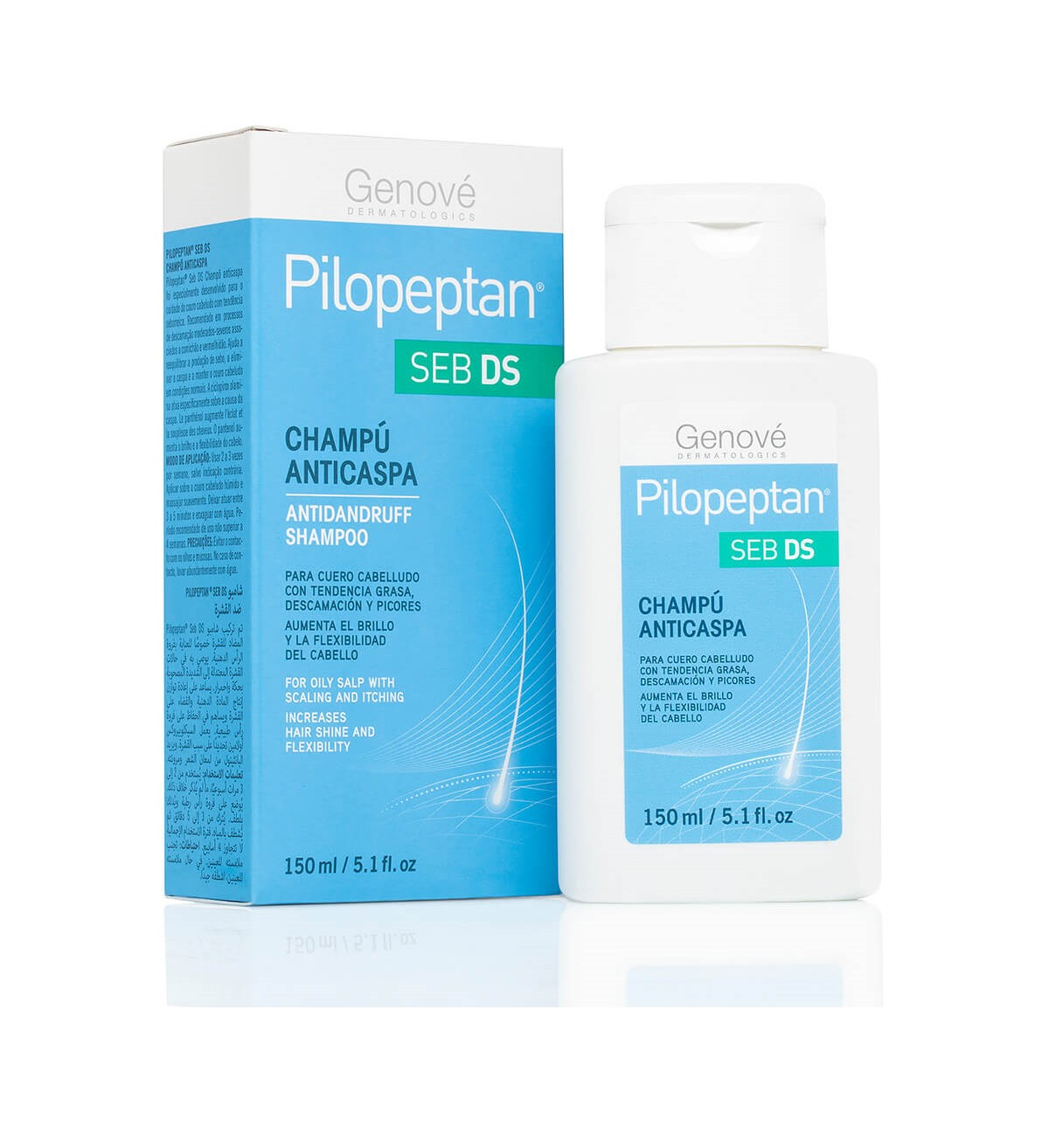 Pilopeptan Shampoo Seb Ds Control Caspa 150ml