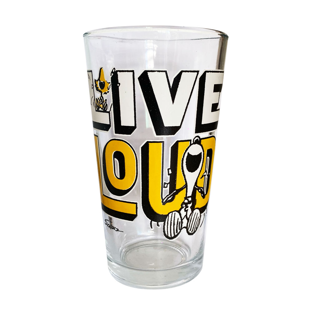 Set De 8 Vasos De Vidrio Snoopy 480ml C/u