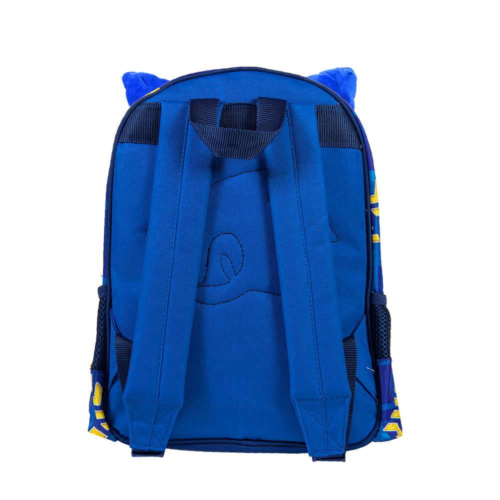 Mochila Escolar Sonic 13 Pulgas Diseño 3d Speed Gold Kinder