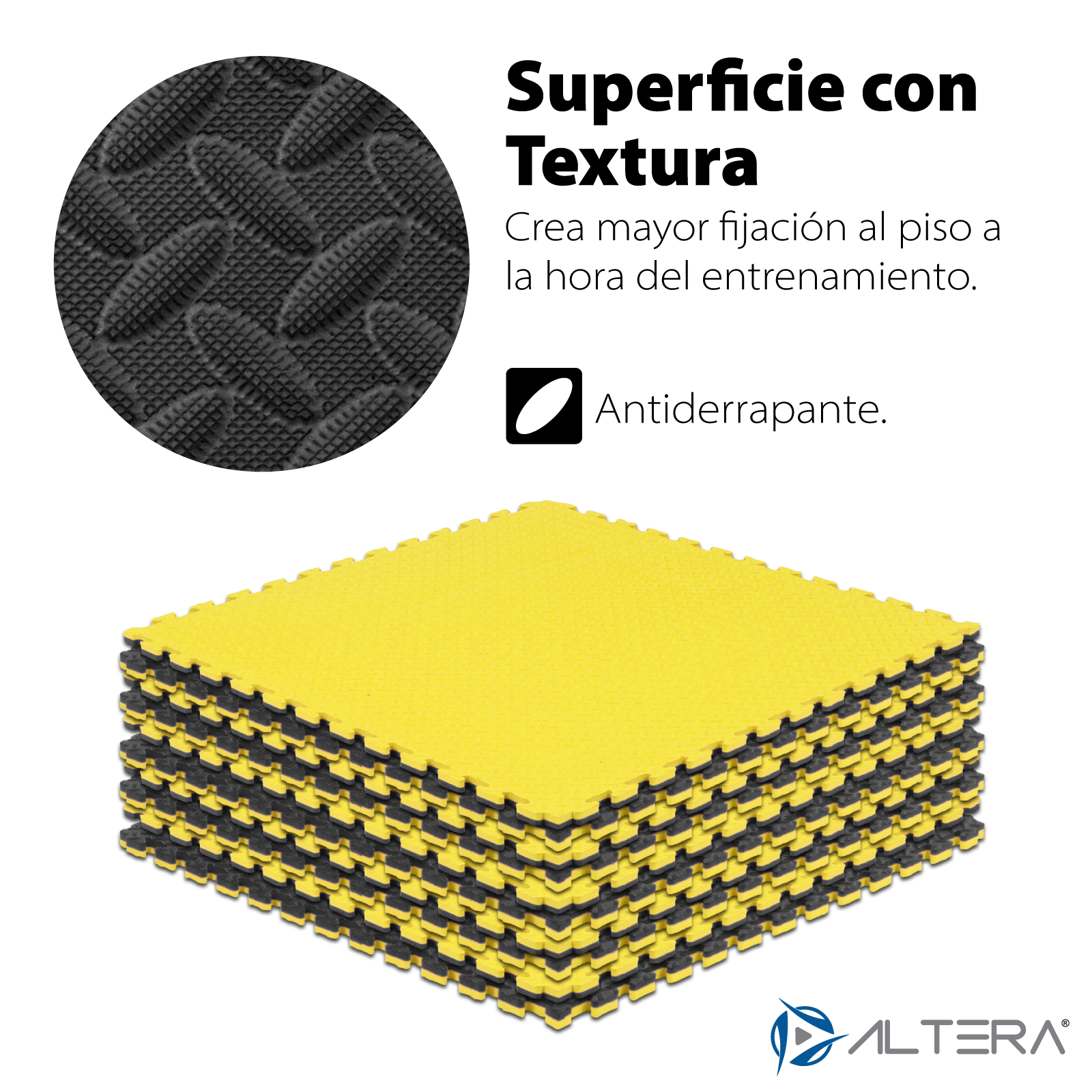 Piso Para Gimnasio Altera PG Colchoneta EVA 2cm de grosor