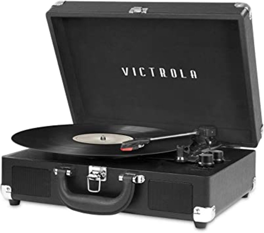 Tocadiscos Vintage Victrola Portatil Bluetooth 