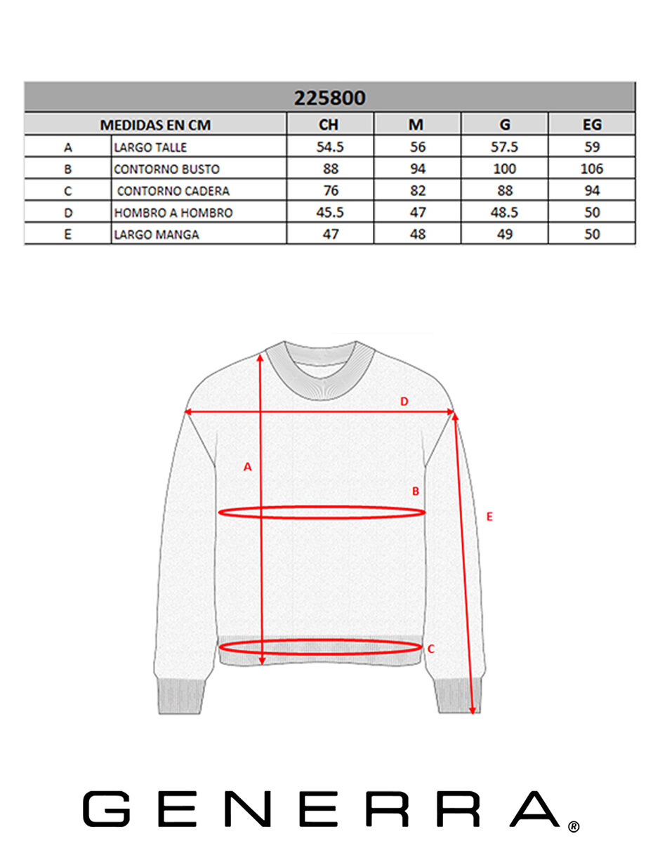 Suéter Moderno De Dama Generra 225804