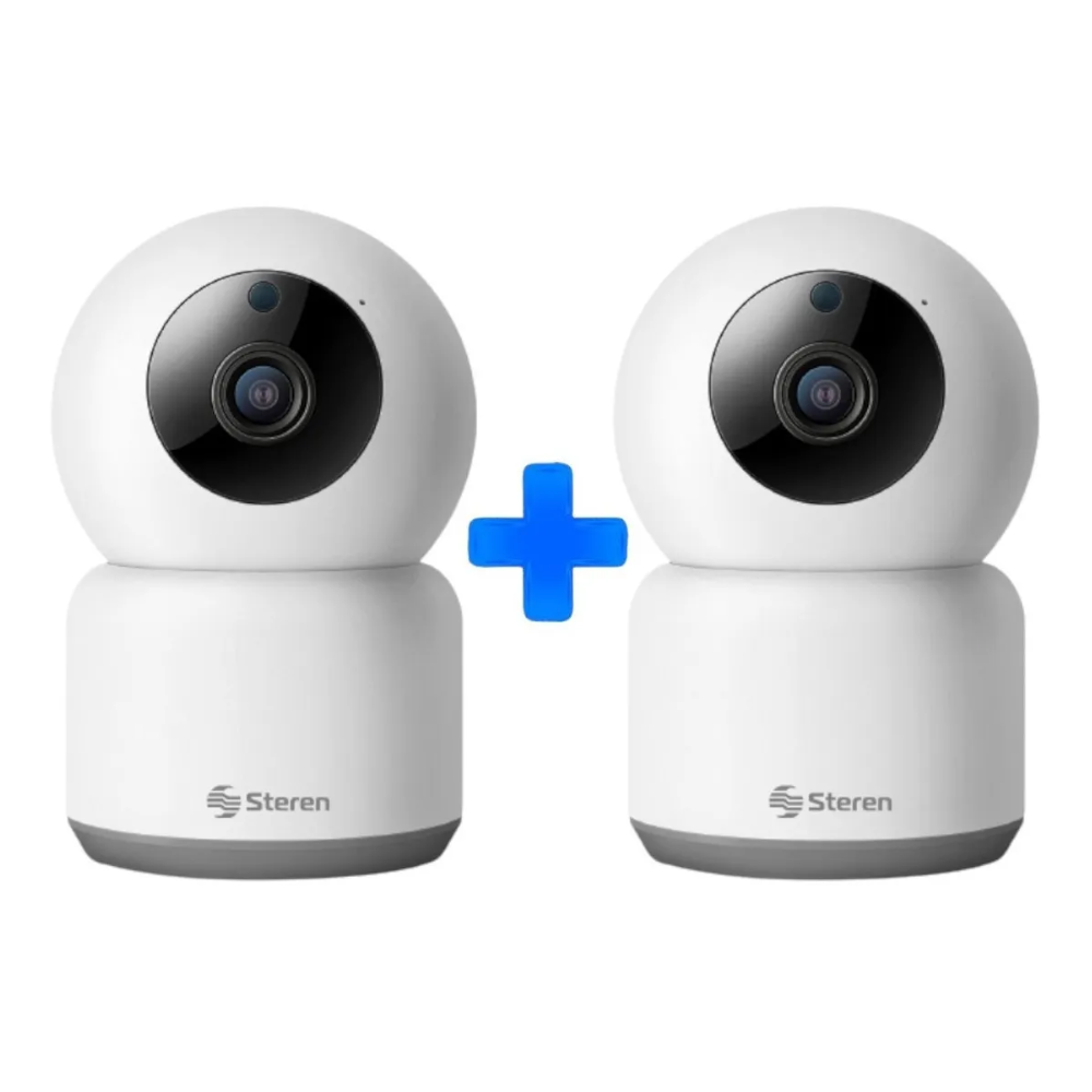 2 PZ Cámara Seguridad Wifi Steren CCTV-218 Robotizada FullHD