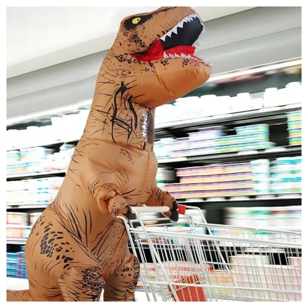 Disfraz Inflable De Dinosaurio Para Fiesta