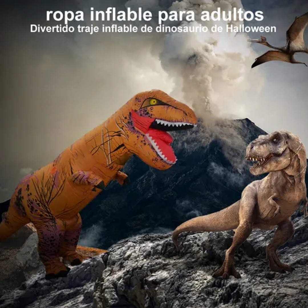 Disfraz Inflable De Dinosaurio Para Fiesta