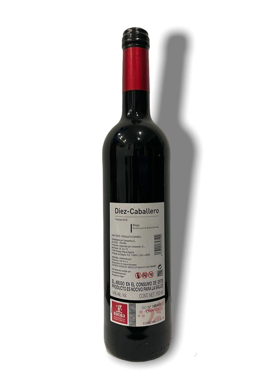 Vino Tinto Diez-Caballero Crianza Rioja 750ml
