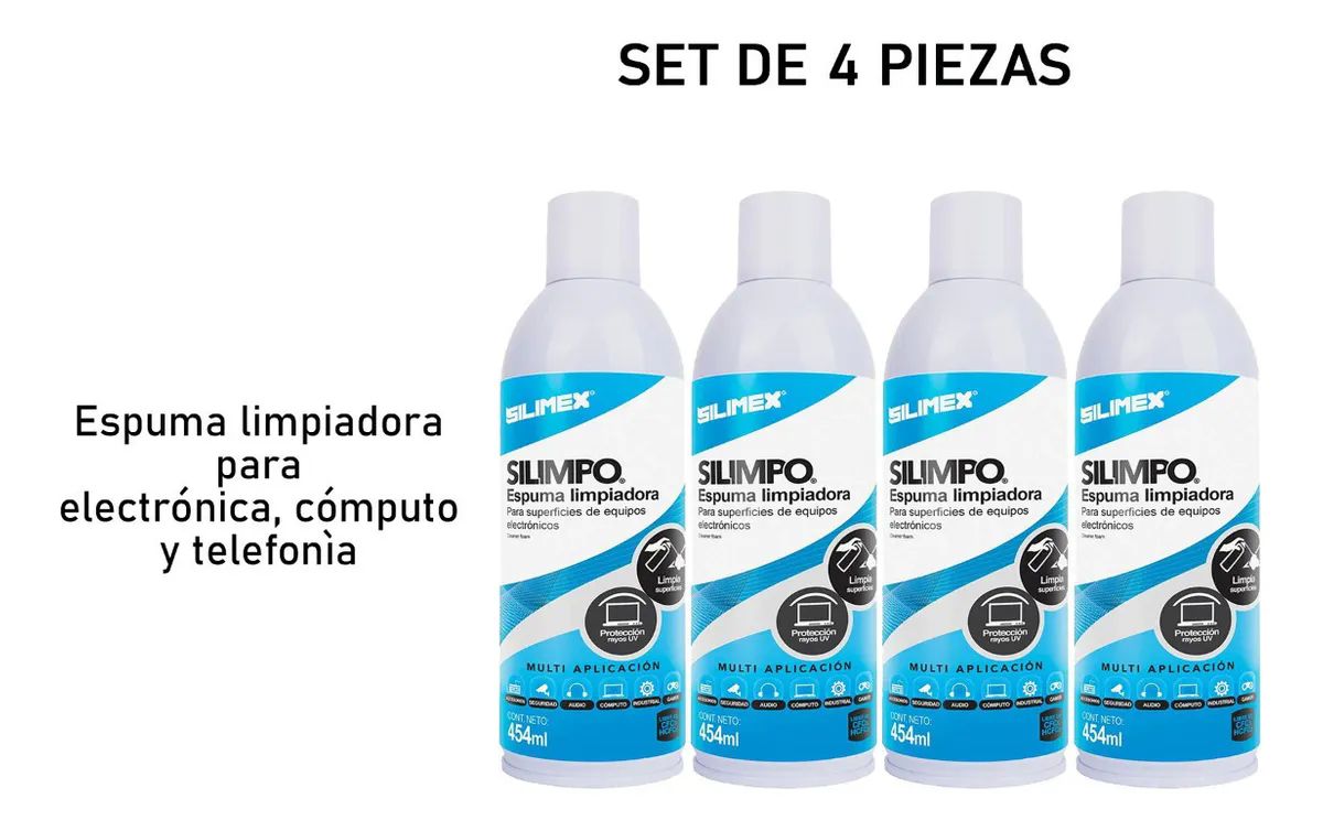 Set Espuma Limpiadora Antiestatica Pc Aparatos Electronica